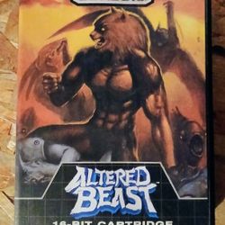 Altered Beast For Sega Genesis, CIB with Altered Beast POSTER!!