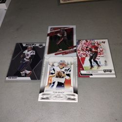 Tom Brady Football Cards 4 Them