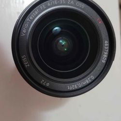 Sony Zeiss 16-35mm F4  W/ Cpl And Vnd Filters