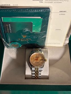 Rolex Datejust Two-Tone Watch with Box and Papers
