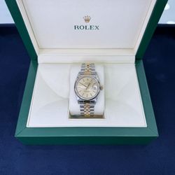 36 Mm Rolex All Original 2 Tone Stainless And Gold