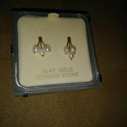 Aretes De Oro 14 Kilates