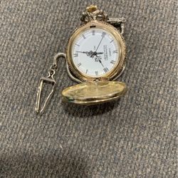 Gold And Silver Pocket Watch 