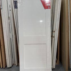 Interior shaker doors 30x80” solid core  Bedroom doors closet doors barn doors  I have a door available two panel shaker doors 36x80” solid core wood 