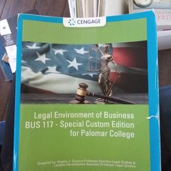 BUS 117 Legal Environment Of Business 