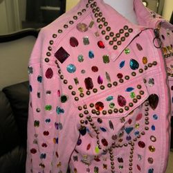 Pink Jean Jacket 