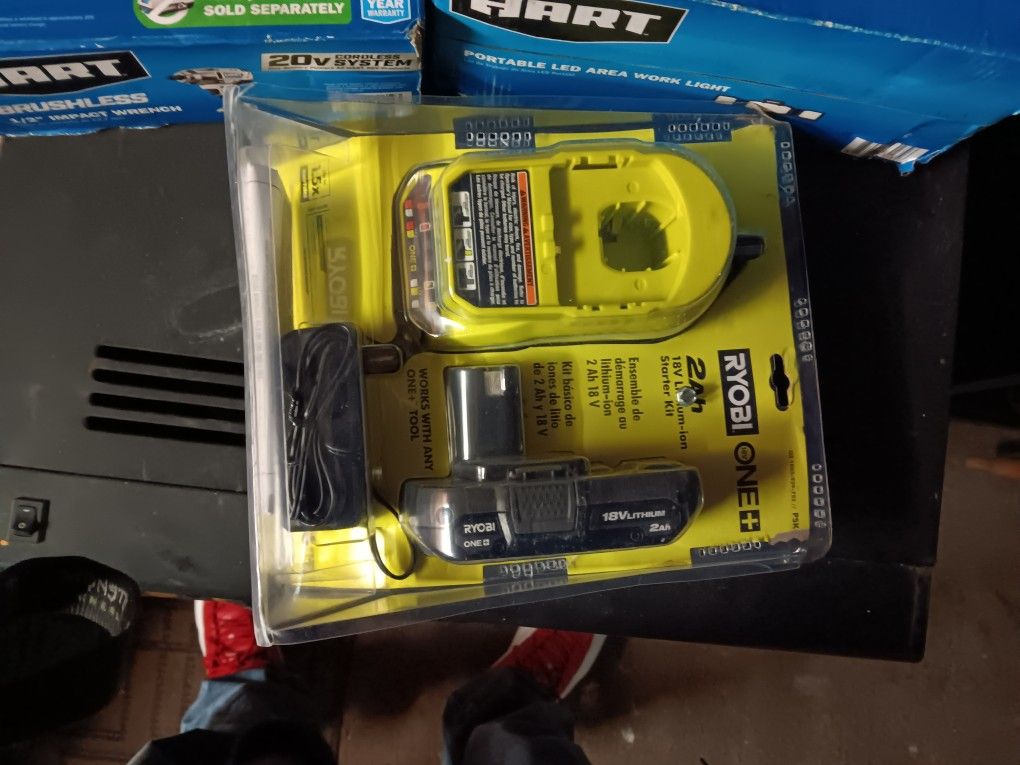 Ryobi Charger And Battery