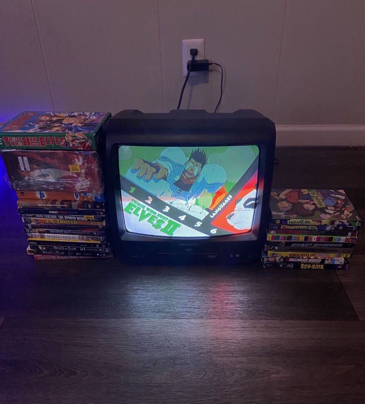 CRT DVD Tv With DVD Bundle 
