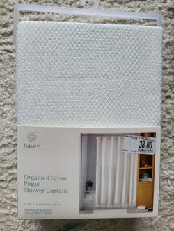 Organic Cotton Shower Curtain (72in X 72in)