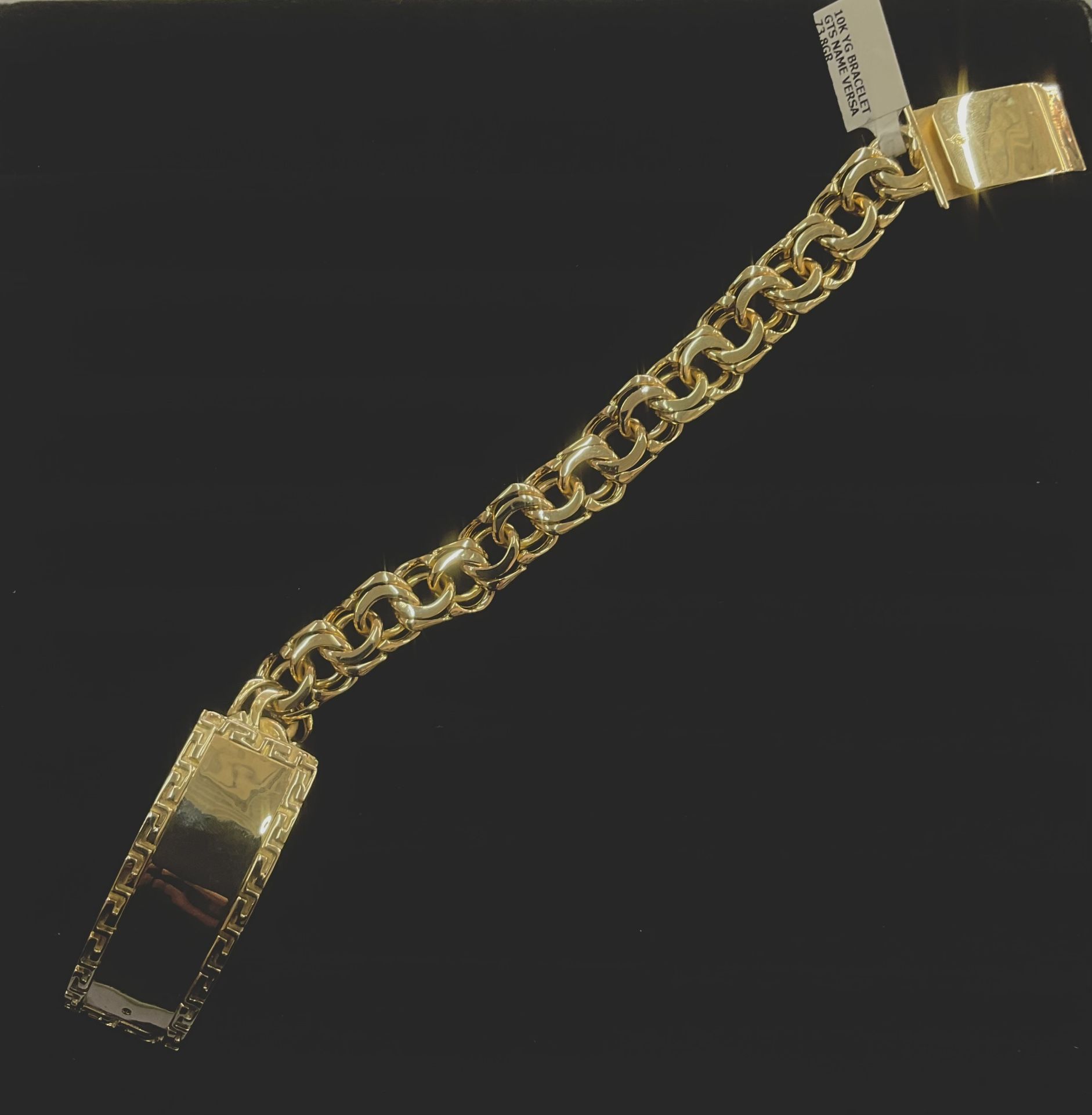10K Yellow Gold Versace Bracelet