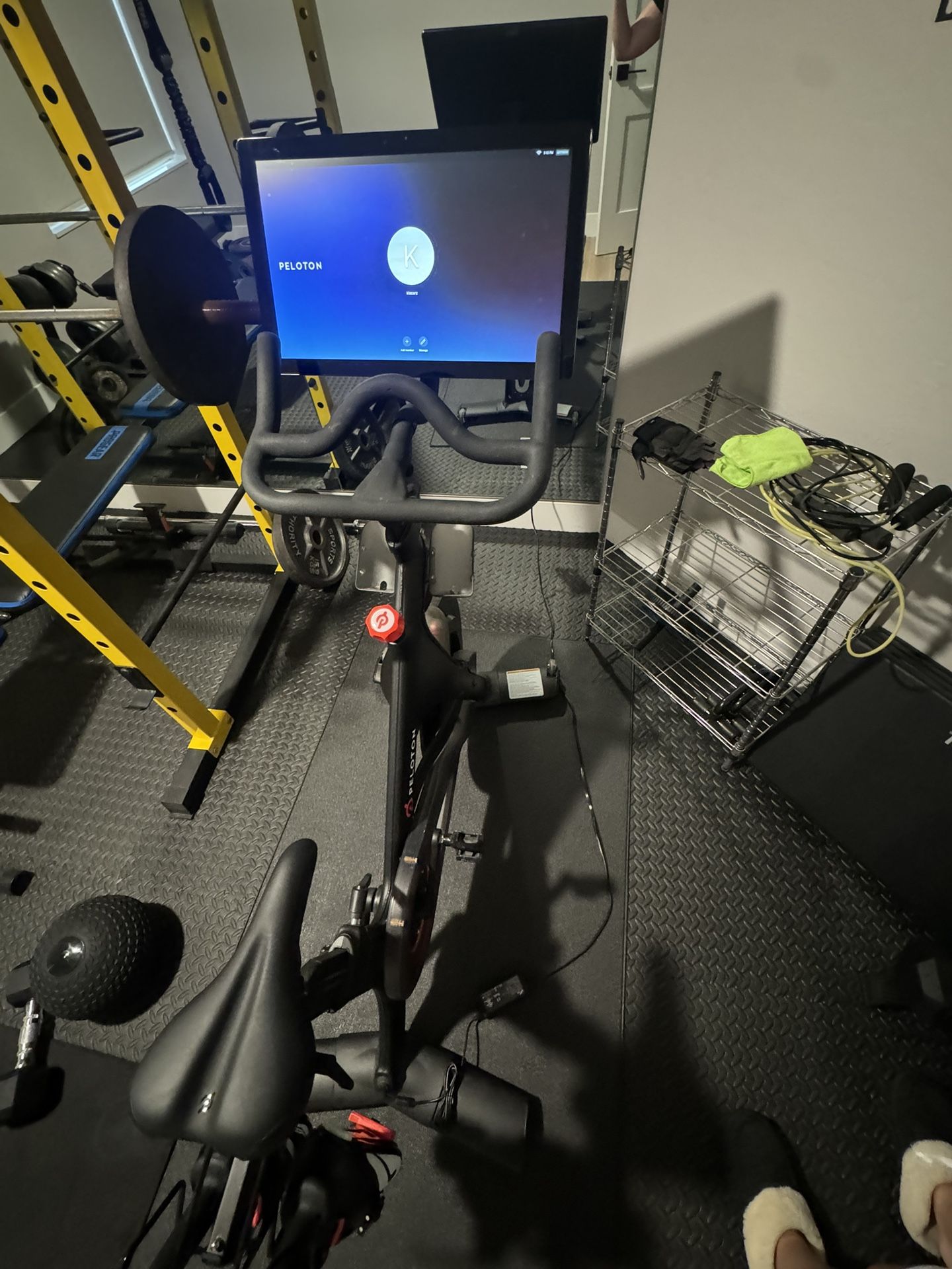 Peloton Bike With Shoes