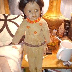 Vintage Indian Porcelain Doll