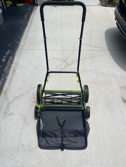 Sun Joe 20 in. Manual Push Reel Mower with Catcher