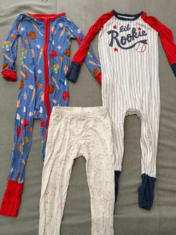 Baby/Toddler Pajama Lot of 3 kyte brand and little sleepers brand