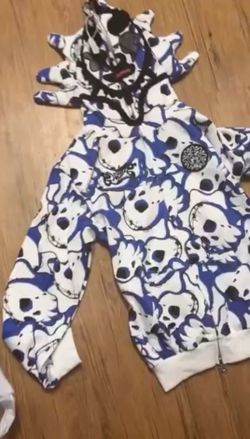 glo gang blue skull
