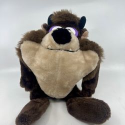 Vintage Taz Tasmanian Devil Plush 1987 Warner Brothers Characters 12” Tall