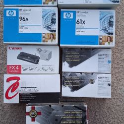 SURPLUS OFFICE CLEAROUT: Genuine HP & Canon Laser Toners - New/Sealed
