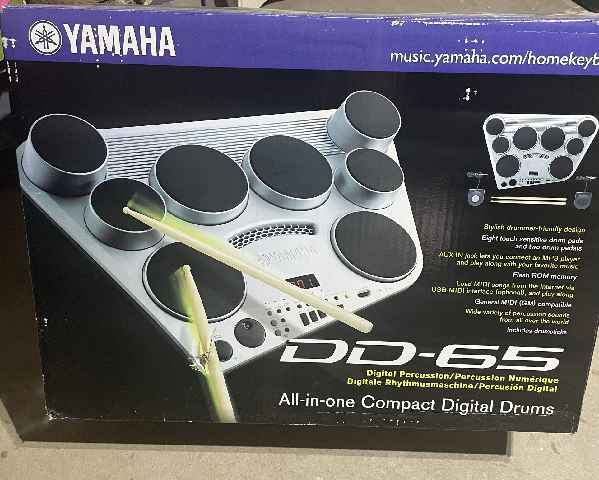 YAMAHA DD-65 All In One Compact Digital Drum Set