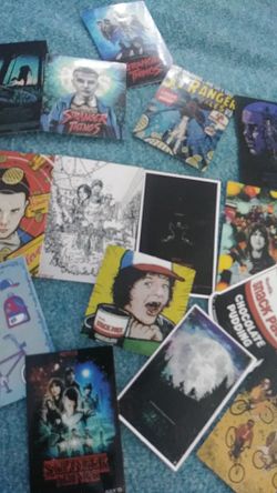 18 STRANGER THINGS STICKERS