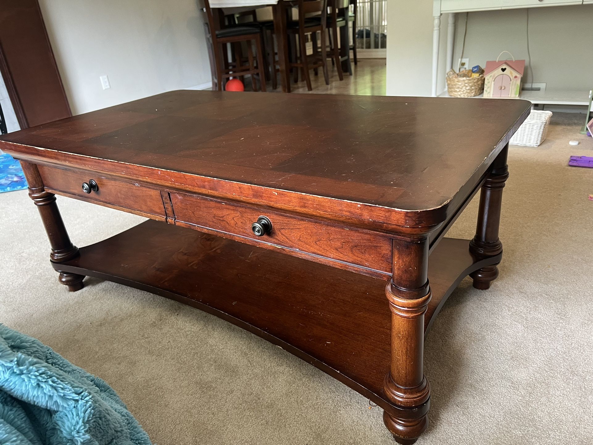 Free Coffee Table / TV Stand (Bassett Furniture)