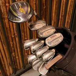 Adams A4OS Hybrid Golf Club Set - Slazenger Copper Putter