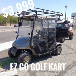 EZ go golf kart $3,999 cash price plus taxes