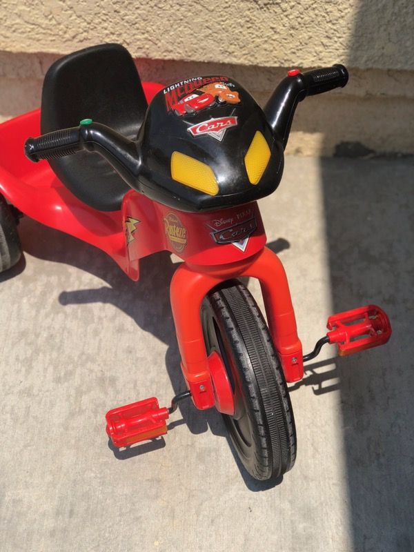 Lightning McQueen Big Wheel-$15 Lights up!