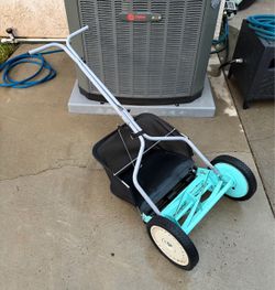Manual Reel American Push Lawn Mower with Catcher