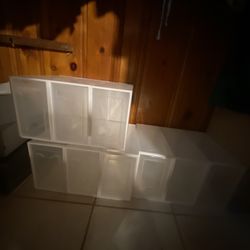shoe boxes