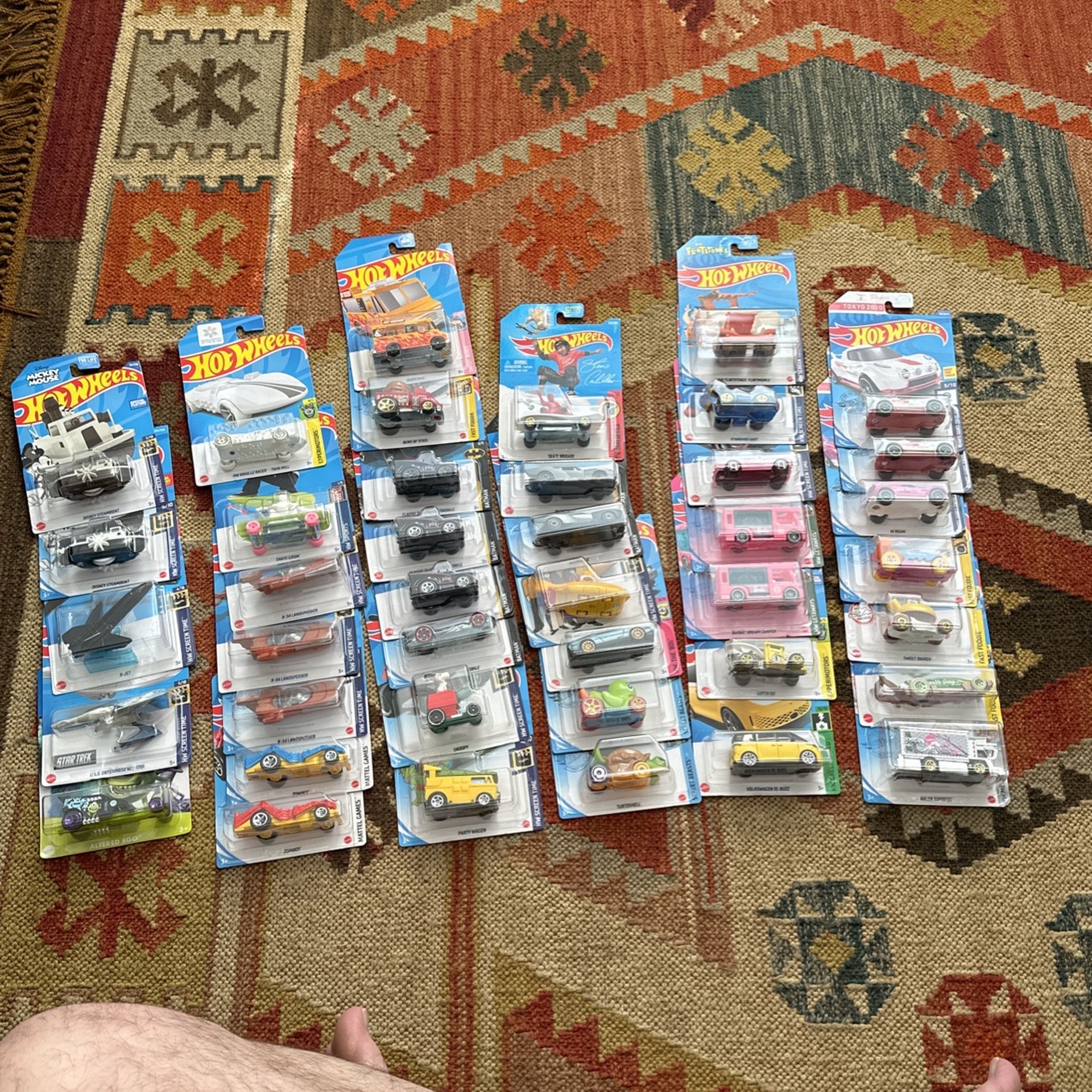 Hot wheels 42 New In Package Star Wars Batman Barbie