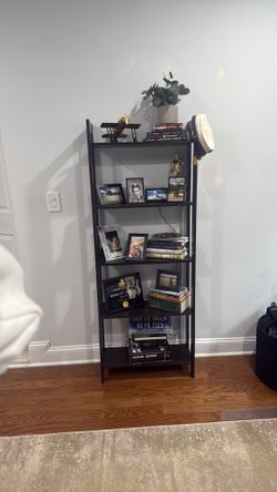 Espresso Brown Stand Alone Bookshelf