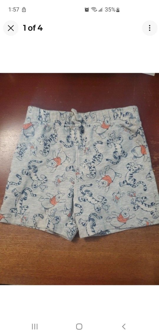 24 Month Boy Shorts Disney Jumping Beans Winnie-the-Pooh And Tigger Shorts. 24 Months