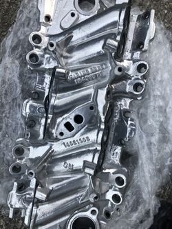 1986 Corvette Chrome Intake Manifold, Siamesed Ports, 14081005, Brand New