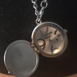 Avenue Necklace Quartz Watch Pendant 36" Chain