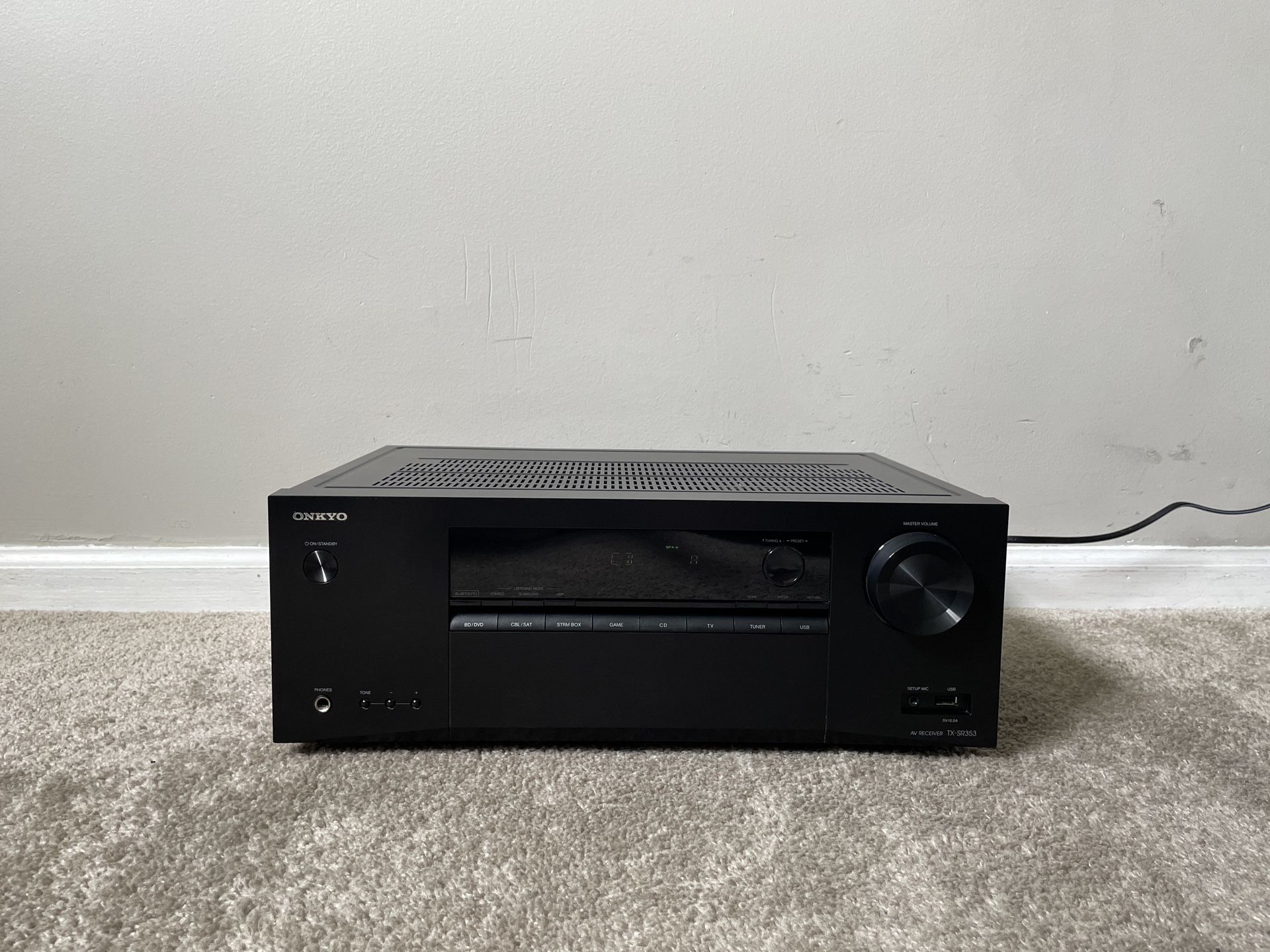 Onkyo TX-SR353 5.1 HDMI 4K Ultra HD Bluetooth Home Theater Surround Receiver