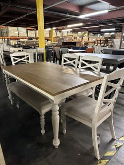 Solid Wood Dining Set 