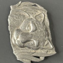 1986 Vintage JJ jonette pewter Leopard Brooch