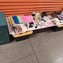 NEW Office Supply Mega Bundle + NEW Metal Filing Cabinet –
 Over $250 Value