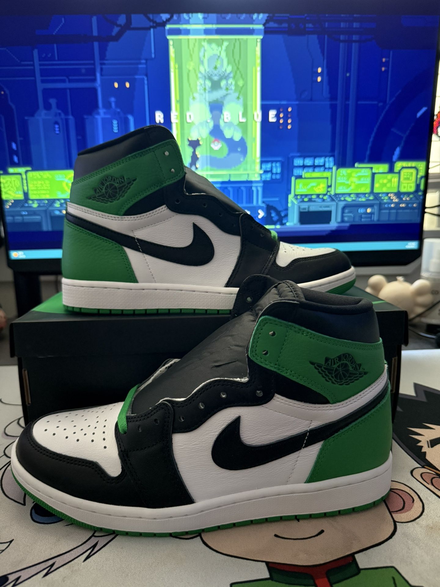 Jordan 1 Luck Green