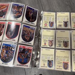 Drums Set And Some Sports Trading Cards