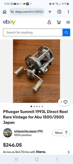 Vintage bait caster
