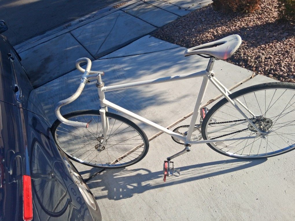 Vintage 1986 Schwinn Madison Track Bike Fixed Gear Steel 57cm L Paramount