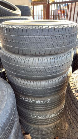 LT 235/80R16 Michelin 10 ply 60 each tire