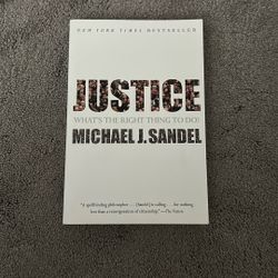 Justice- What’s The Right Thing To Do Book