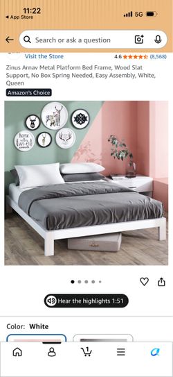Queen Platform Bedframe