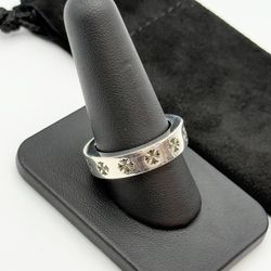Brand New Сhrome Hearts Spacer  "Forever" 925 Sterling Silver Ring 2003 Year Gothic style Size 11