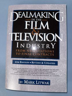 Dealmaking in the Film and Television Industry 4th Ed Like New