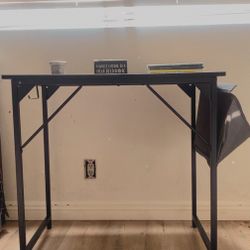 Modern Black Writing Desk 