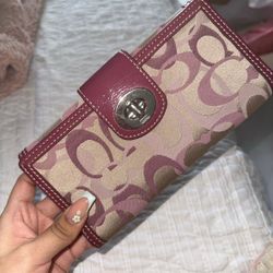 Coach Pink Wallet