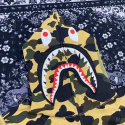 Bape 1st Camo Shark Hoodie Size L XL And2XL